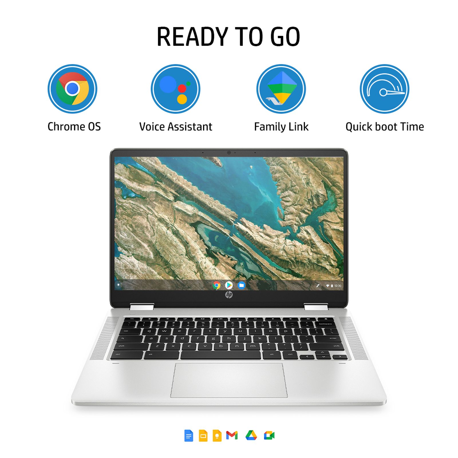 Buy HP x360 14a-cb0007AU Chromebook AMD 3015Ce (4GB, 64GB, Chrome